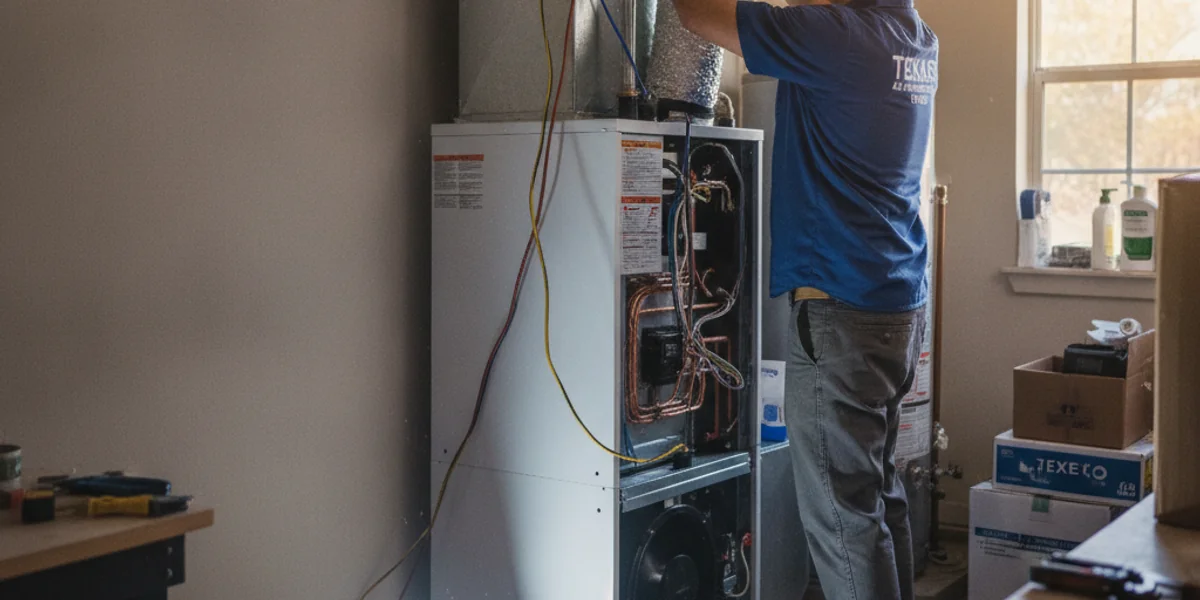 New furnace and heating system installation in Austin, TX