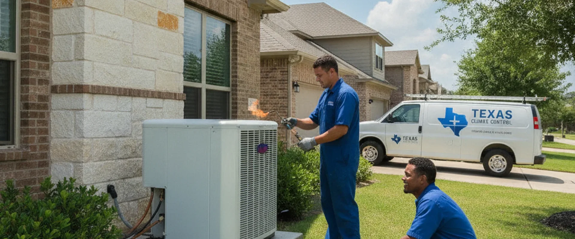 Energy-efficient AC installation in Austin, TX